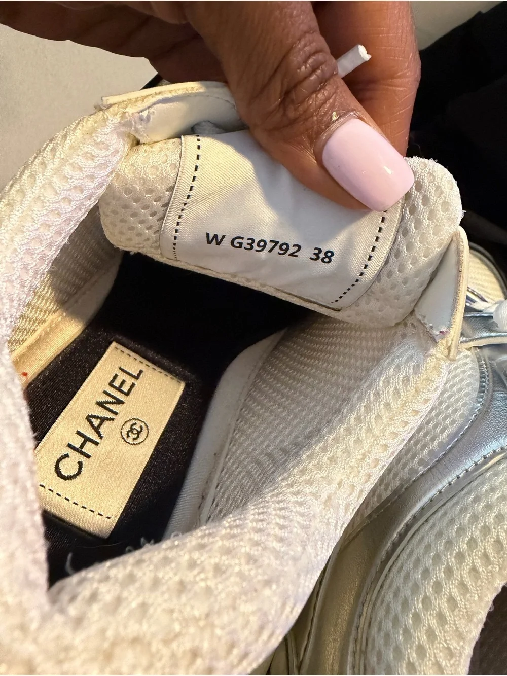 CHANEL authentic sneakers